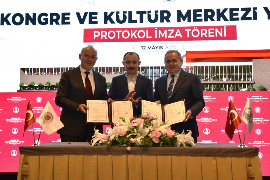 Samsun’a Karadeniz’in En Büyük ‘Kongre ve Kültür Merkezi’ İçin İmzalar Atıldı